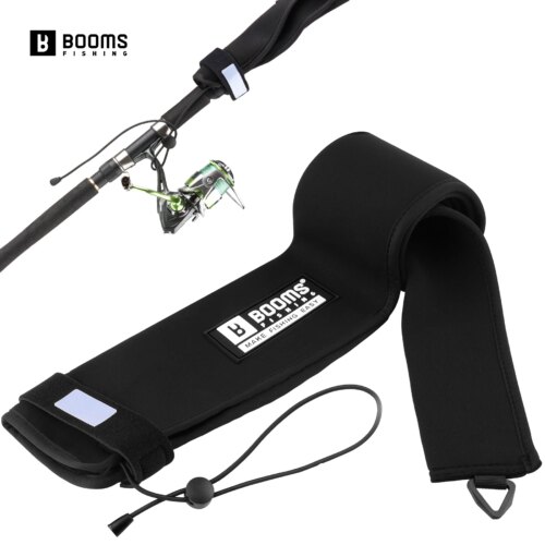 Capa Protetora para Vara de Pesca Booms Fishing RS9 Manga Ajustável com Loop para Spinning e Baitcasting