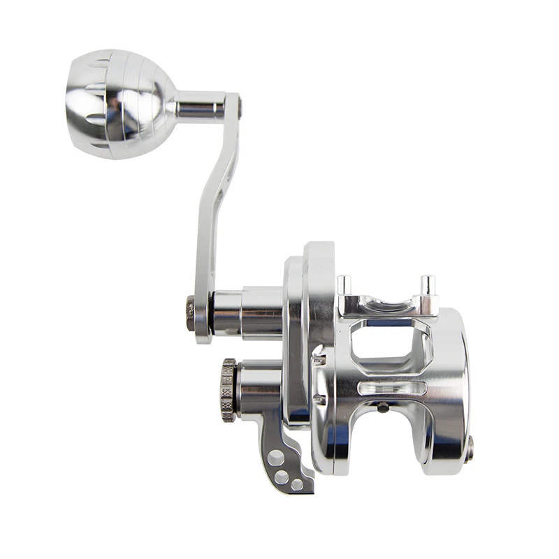Carretilha Argenteado 100/200 Baitcasting Metal Jigging e Carpa Carretilha Argenteado Série 100/200 Baitcasting em Metal Mão Direita e Esquerda para Jigging e Carpa