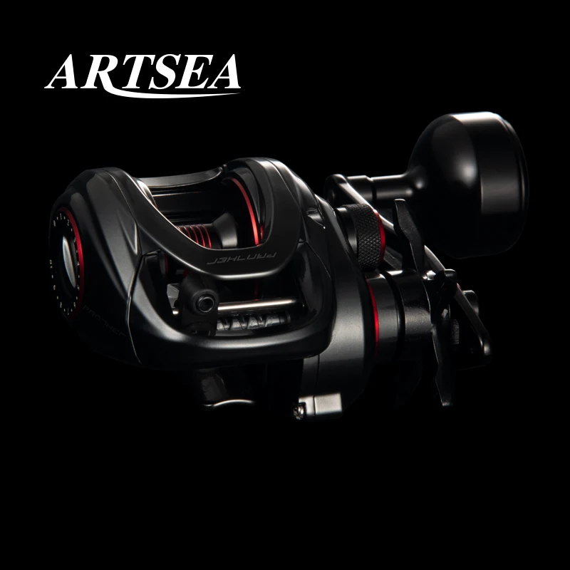 Carretilha Artisea Baitcasting 6.4:1 Drag 9kg 10+1 Rolamentos Carretilha Artisea Baitcasting Alta Velocidade 6.4:1 Drag 9kg 10+1 Rolamentos para Água Salgada
