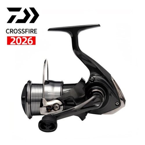 Molinete Daiwa Crossfire LT 2026 Spinning 3+1 Rolamentos Drag até 12kg para Água Doce e Salgada