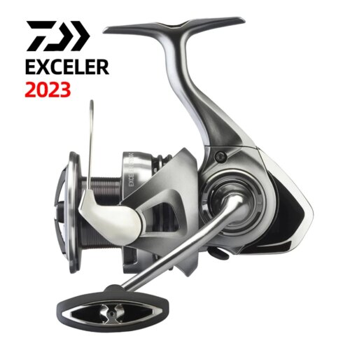 Molinete Daiwa Exceler LT 2023 Spinning 5+1 Rolamentos Drag 12kg para Água Doce e Salgada