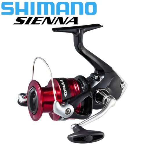 Molinete Shimano Sienna AR-C Spinning Carretel de Metal Drag até 8.5kg para Água Doce e Salgada