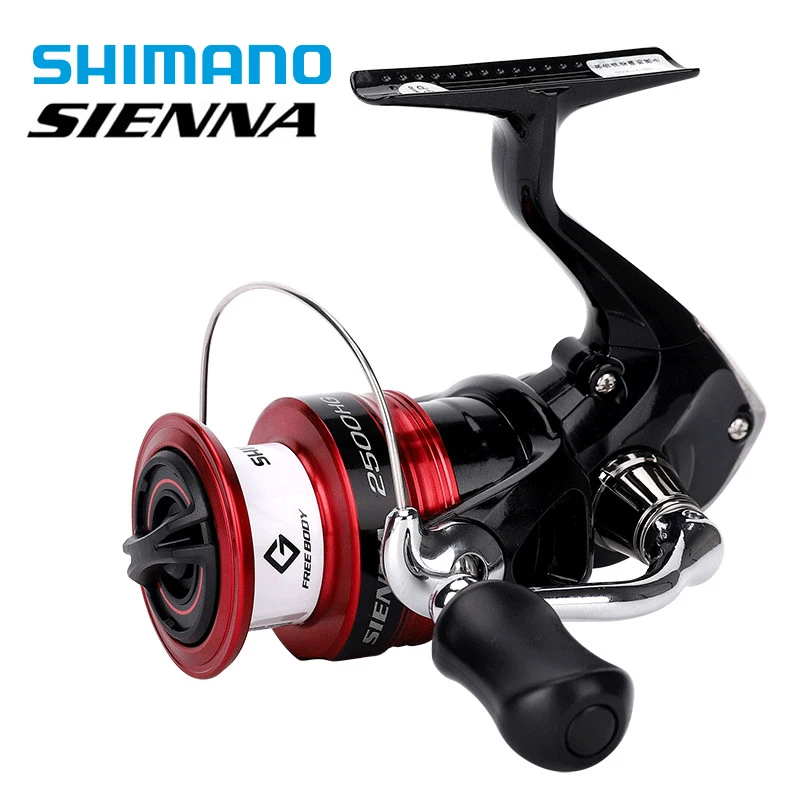 Molinete Shimano Sienna 2000 2500 3000 4000 Água Doce e Salgada Molinete Shimano Sienna Spinning 2000/2500/3000/4000 Original para Água Doce e Salgada